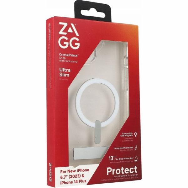 ZAGG kryt Crystal Palace Snap Kickstand iPhone 15 Plus/14...