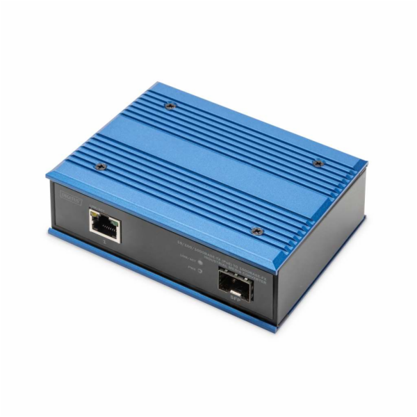 DIGITUS Průmyslový gigabitový ethernetový mediální konver...