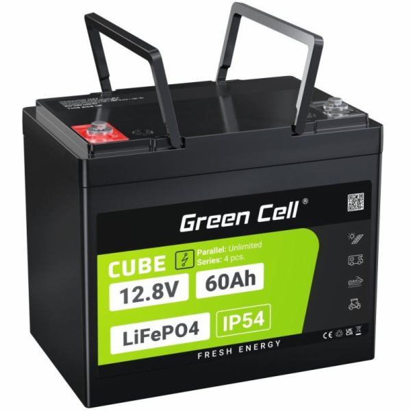 Green Cell Baterie CUBE LiFePO4 60Ah 12,8V 768Wh lithium-...
