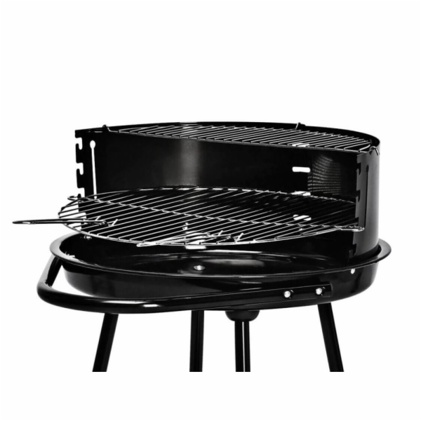 Zahradní gril na dřevěné uhlí smalt 51 x 82 cm KO-C83000570