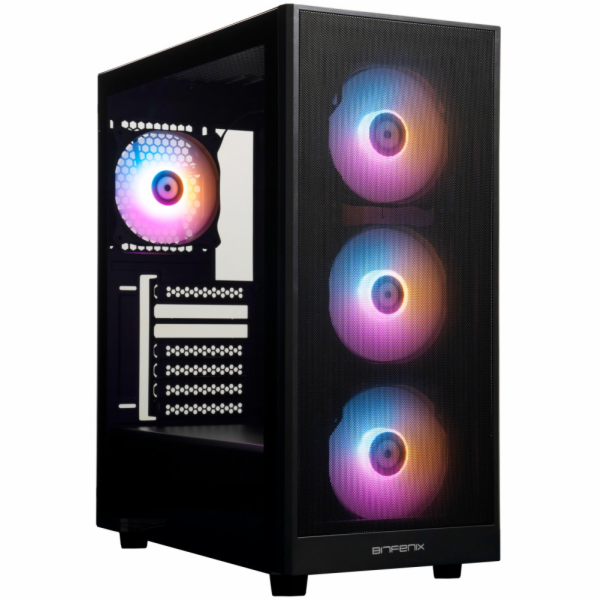 BitFenix skříň Grafi / ATX / 4x120 mms FRGB fan / 2x USB ...