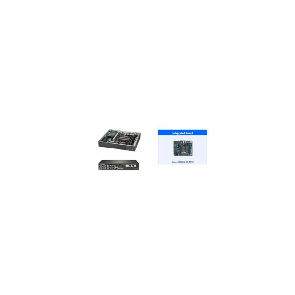 SUPERMICRO 1U server 1xXeon D-2123IT 4x DDR4 ECC RDIMM, S...