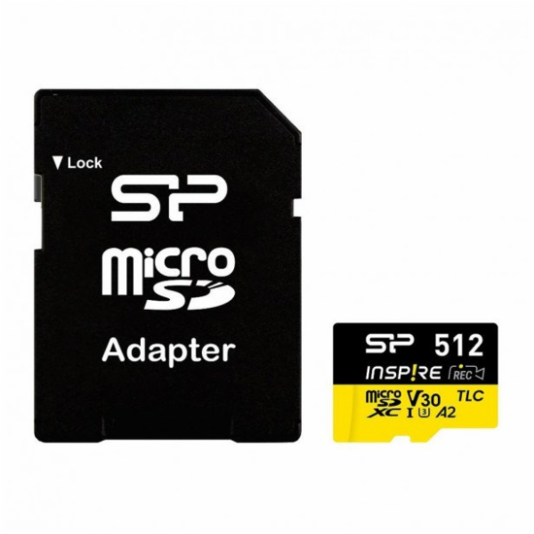 Silicon Power Paměťová karta Inspire 512 GB UHS-I U3 A2 V...
