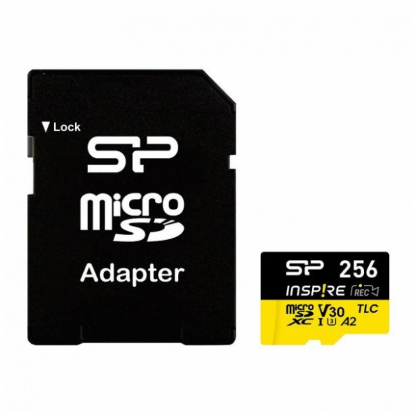 Silicon Power Paměťová karta Inspire 256GB UHS-I U3 A2 V3...