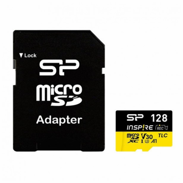 Silicon Power Paměťová karta Inspire 128GB UHS-I U3 A1 V3...