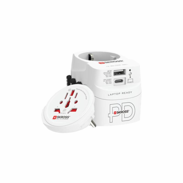 Adaptér cestovní SOLIGHT PA46PD45 univerzální z ČR pro 20...