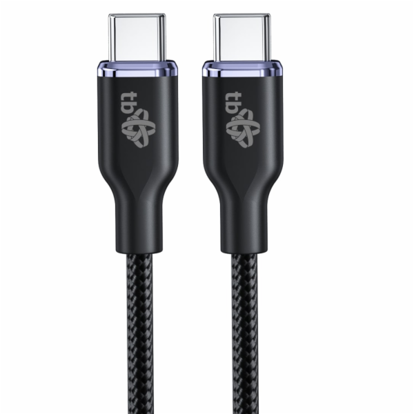 TB USB C - USB C 60W Glamour kabel 1,5m černý