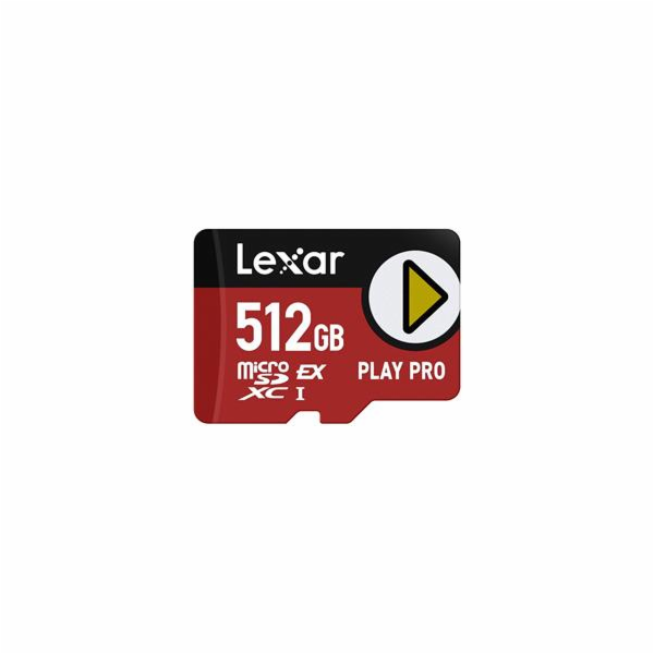 Lexar paměťová karta 512GB PLAY PRO microSDXC™ Express 7,...