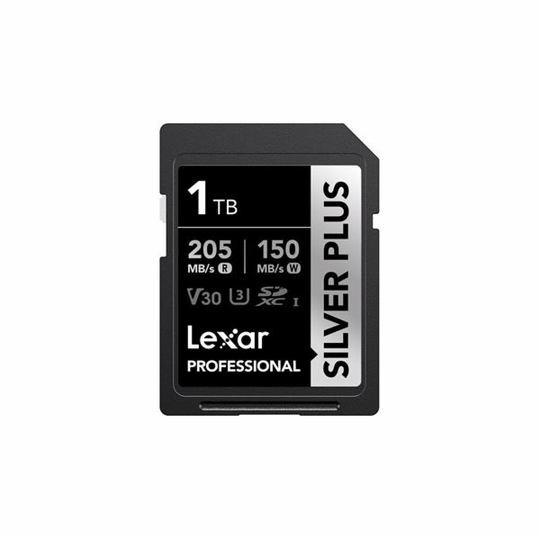 Lexar paměťová karta 1024GB Professional SILVER PLUS SDXC...