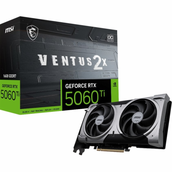 MSI GeForce RTX 5060 Ti VENTUS 2X PLUS/OC/16GB/GDDR7