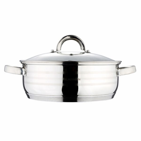 Pekáč / hrnec s poklicí nerez 24 cm Gourmet Line BL-1003