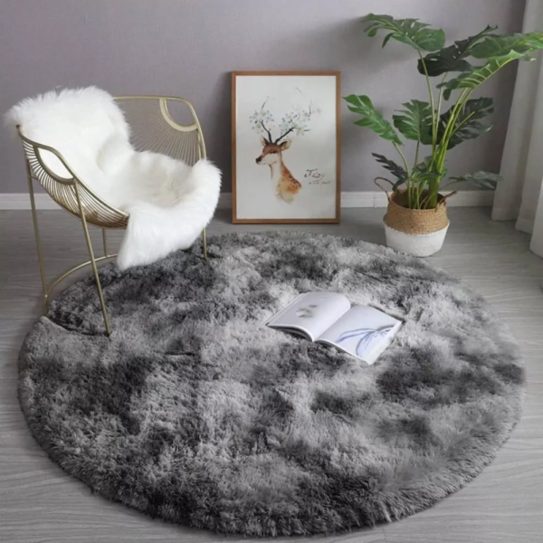 Strado Kulatý koberec Ombre Strado 180x180 OmbreGrey (tma...