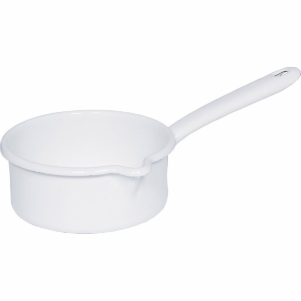 Riess RIESS - Vysoký hrnec s poklicí 1l 14cm Classic WEISS