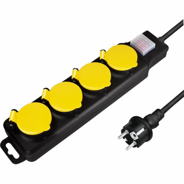 LogiLink LogiLink 4-zásuvková napájecí lišta IP44 1,5m
