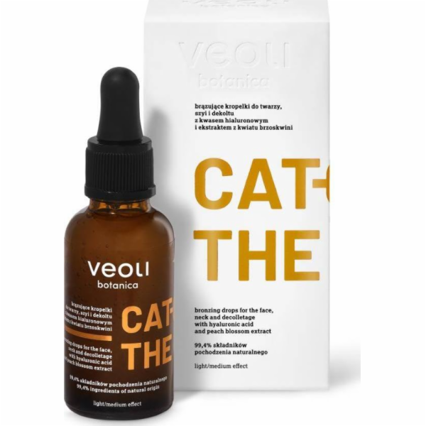 Veoli Botanica Catch The Sun bronzující kapky na obličej,...