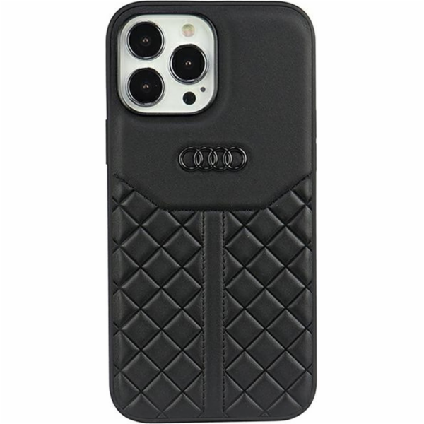 Audi Pouzdro z pravé kůže pro iPhone 13 Pro Max 6.7 černé...