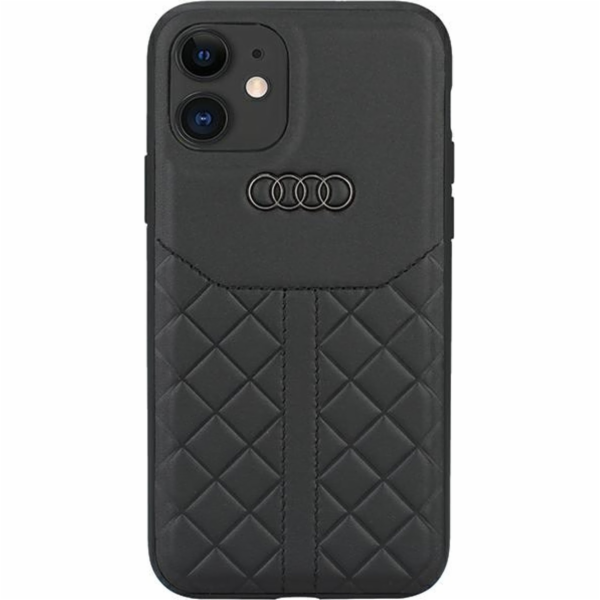 Audi originální kožené pouzdro pro iPhone 11 / Xr 6.1 čer...