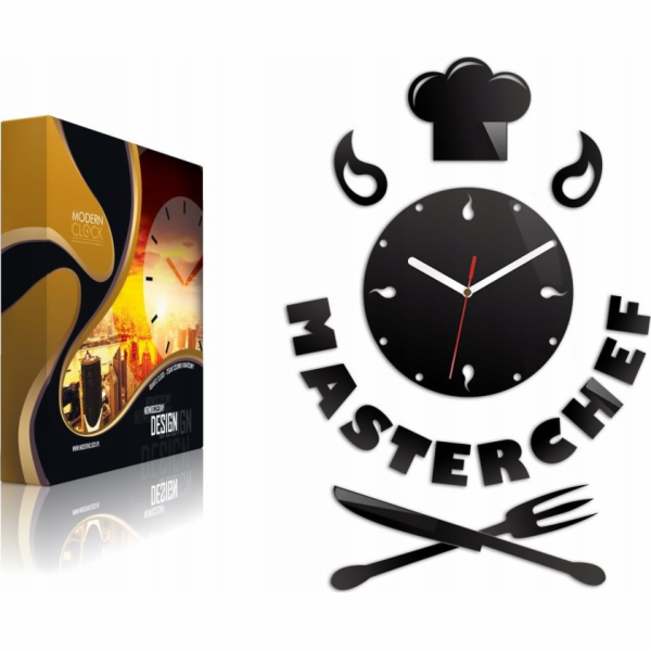 ModernClock Nástěnné kuchyňské hodiny - Masterchef