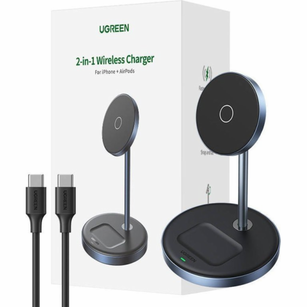 Ugreen Bezdrátová nabíječka 2v1 UGREEN 90668