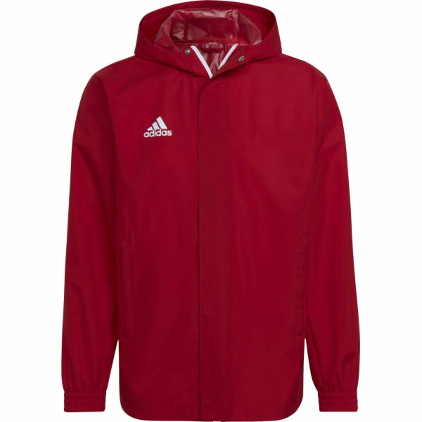 Adidas Pánská bunda Entrada 22 All-Weather, červená, veli...