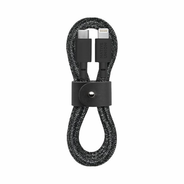 Native Union Kabel USB-C - Lightning 1,2 m černý (BELT-KV...