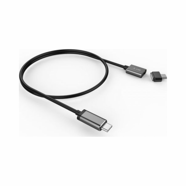 LMP Kabel USB-C - USB-C, 3 m, černý (magnetický bezpečnos...