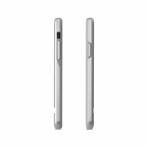 Moshi Vesta pro iPhone XS/X - Textilní kryt - Rybí šedý