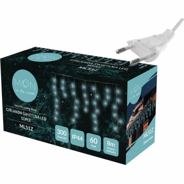 NoName PR Girlanda 60 LED, rampouchy, studené bílé světlo...