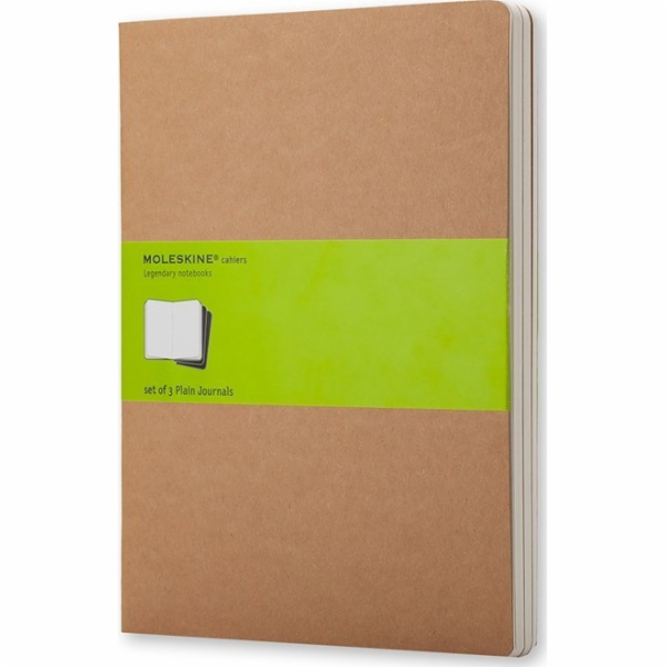 Moleskine Sada 3 zápisníků Cahier Journals XL (19x51cm), ...