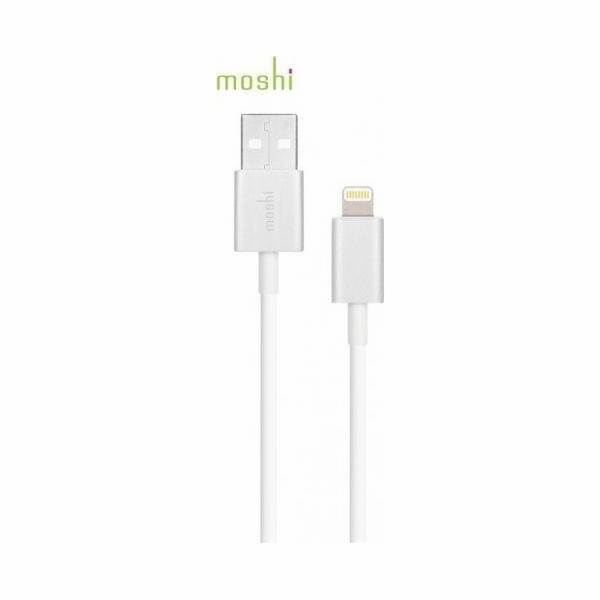 Moshi Kabel USB-A - Lightning USB 1m bílý (MI-LIGHUSB-W)