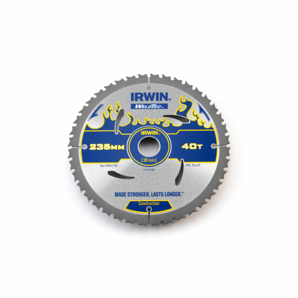 Irwin Kotoučová pila WeldTec 235x30x2,4mm 40t. - 1897388