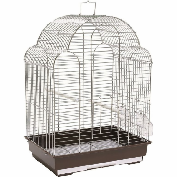 Panama Pet Klec pro ptáky 42x30x57 cm, stříbrohnědá