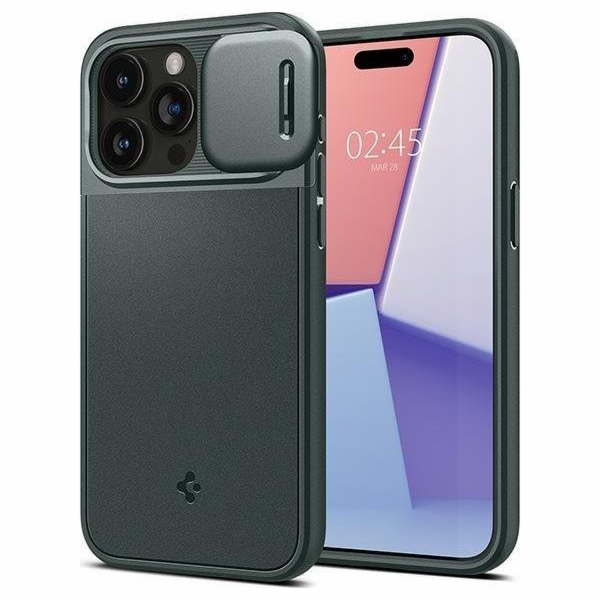 Spigen Optik Armor iPhone 15 Pro 6.1 MAG MagSafe zelená/p...