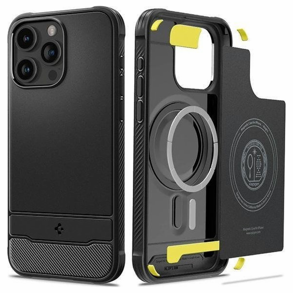 Spigen Rugged Armor MAG iPhone 15 Pro Max 6.7 MagSafe čer...