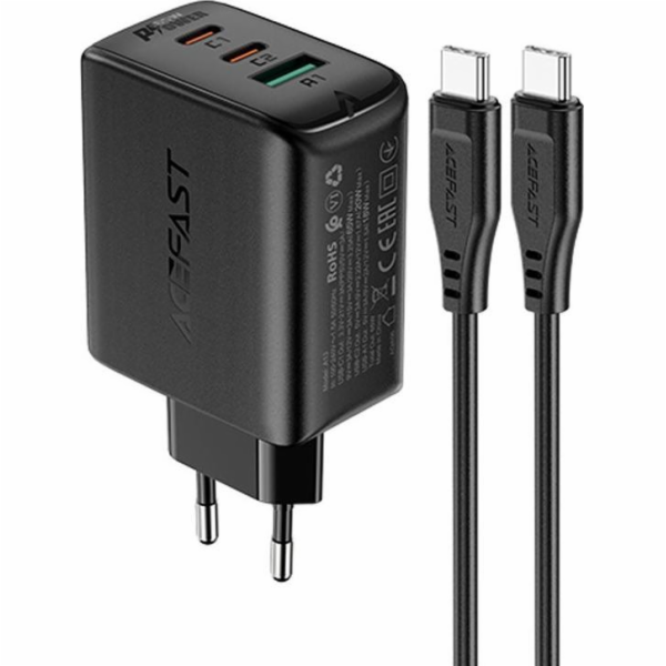 Acefast Nabíječka 1x USB-A 2x USB-C 3A (6974316280279)