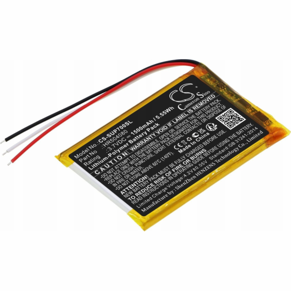 Cameron Sino GPS navigace akumulátor HR504080 pro GPS nav...
