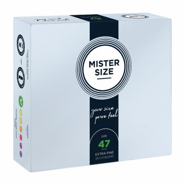 Mister Size Kondomy Mister Size Condoms určené pro veliko...