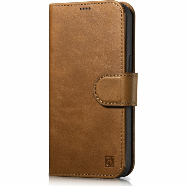 iCarer iCarer Oil Wax Wallet Case 2v1 iPhone 14 Pro Kožen...