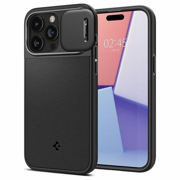 Spigen Optik Armor iPhone 15 Pro Max 6,7" MagSafe černá/č...