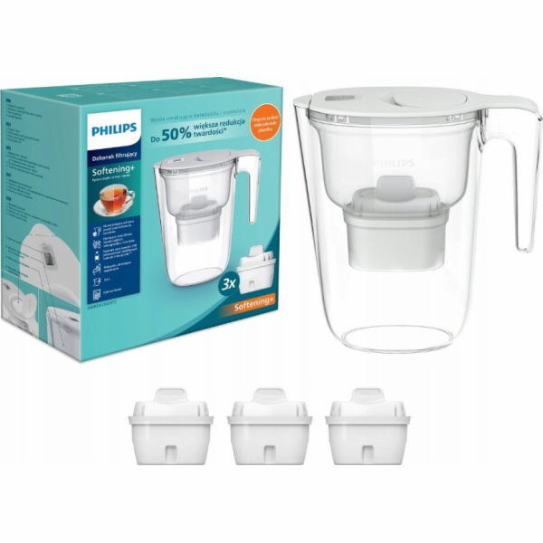 Philips Filtrační konvice MicroXclean Softening+ 2,6 l AW...