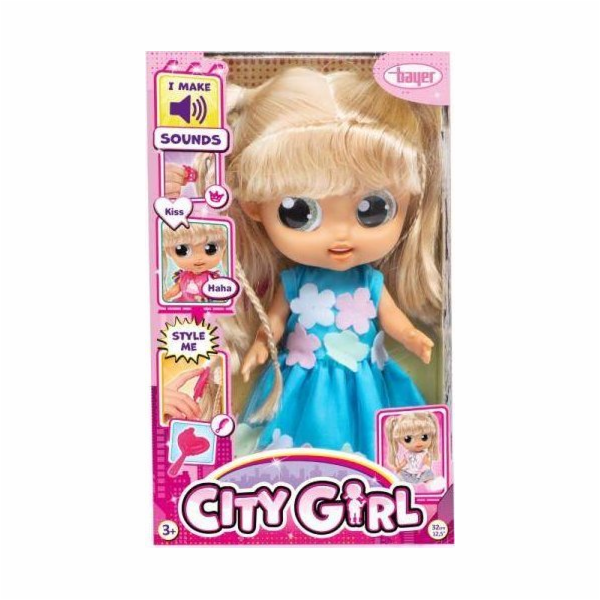 Bayer Panenka Bayer City Girl 31 cm se zvukem 93221AE