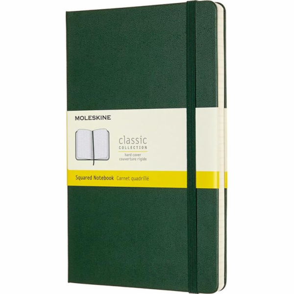 Moleskine Notes Classic L 13x21 tvrdý. myrta zelená kostk...