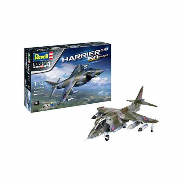Revell Dárková sada Hawker Harrier GR