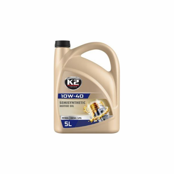 K2 Polosyntetický motorový olej 10W-40 5L