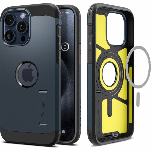 Spigen Tough Armor MagSafe, kovový kryt, iPhone 15 Pro Max