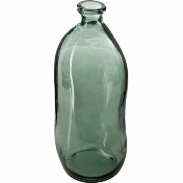 Atmosphera Skleněná váza Dame J 35 cm zelená