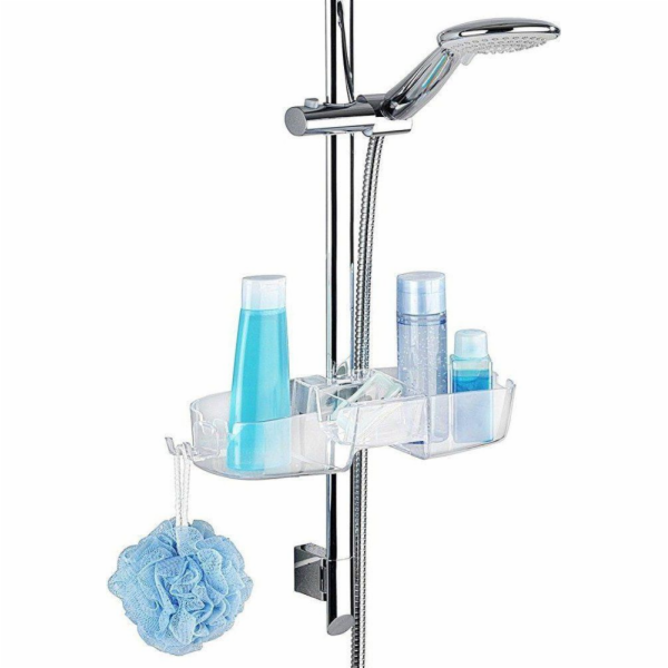 Wenko sprchový košík oválný průhledný (24016)