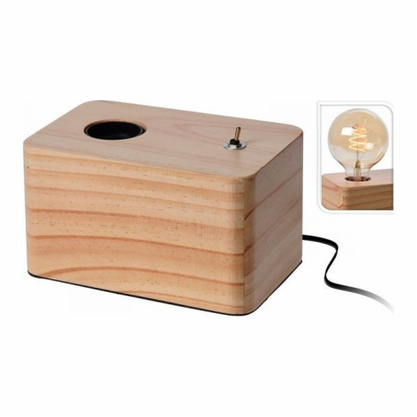 Atmosphera Stolní lampa Stolní lampa Atmosphera dřevo hně...