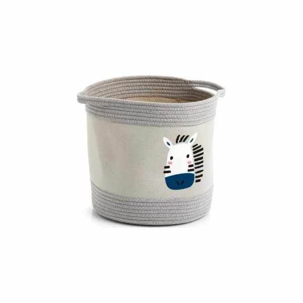 Zeller Dětský úložný koš Zebra, bavlna/polyester, 30x30 cm