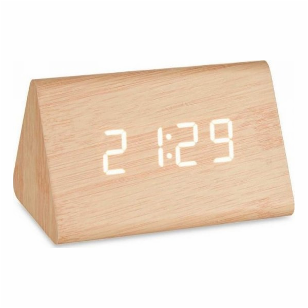 Gift Decor Dárková dekorace Digitální stolní hodinky Hněd...
